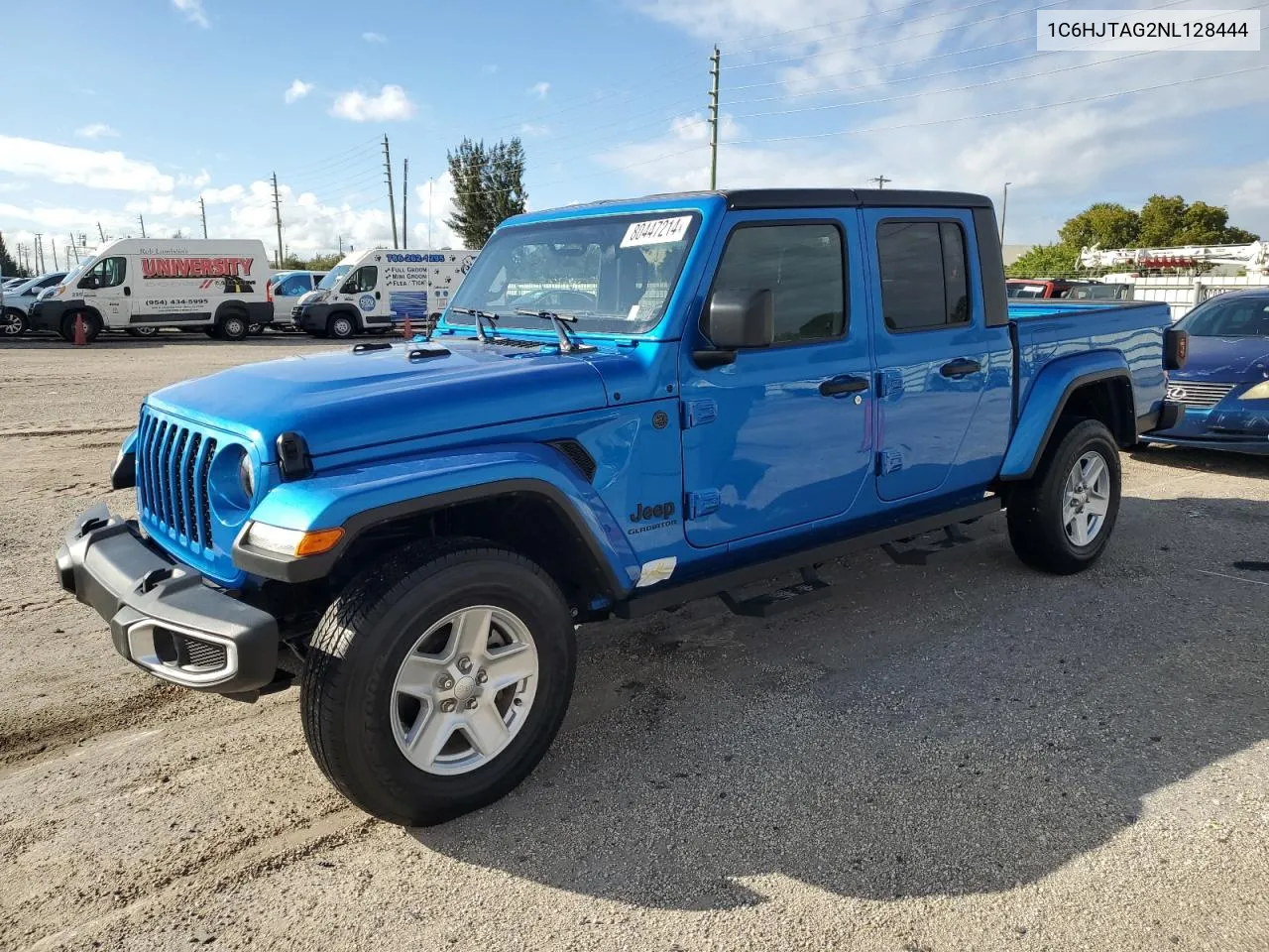 2022 Jeep Gladiator Sport VIN: 1C6HJTAG2NL128444 Lot: 80447214