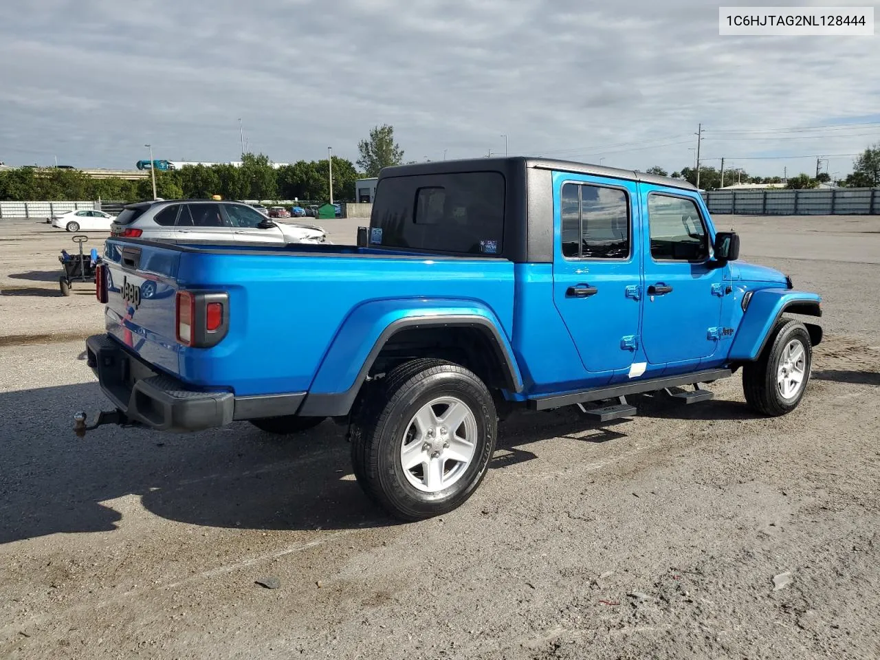 2022 Jeep Gladiator Sport VIN: 1C6HJTAG2NL128444 Lot: 80447214