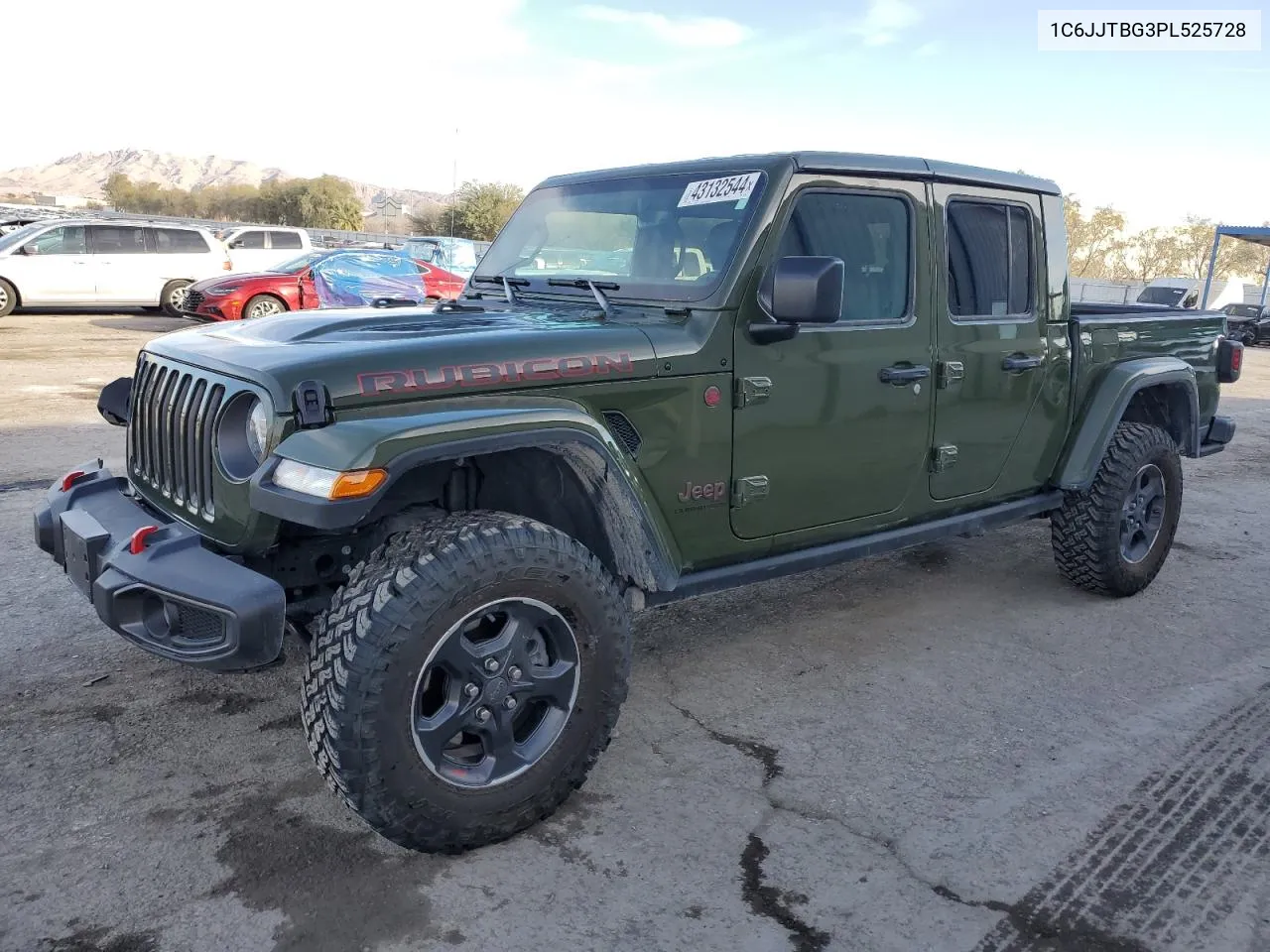 2023 Jeep Gladiator Rubicon VIN: 1C6JJTBG3PL525728 Lot: 43132544