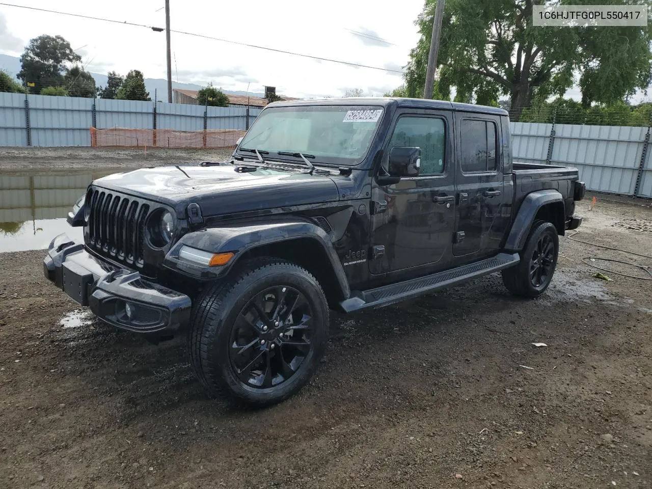 2023 Jeep Gladiator Overland VIN: 1C6HJTFG0PL550417 Lot: 52584864