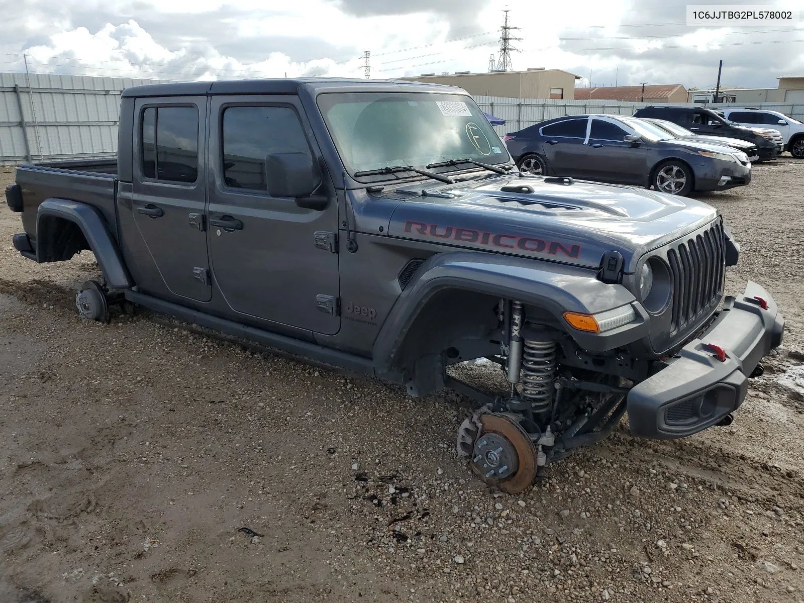 2023 Jeep Gladiator Rubicon VIN: 1C6JJTBG2PL578002 Lot: 63339804