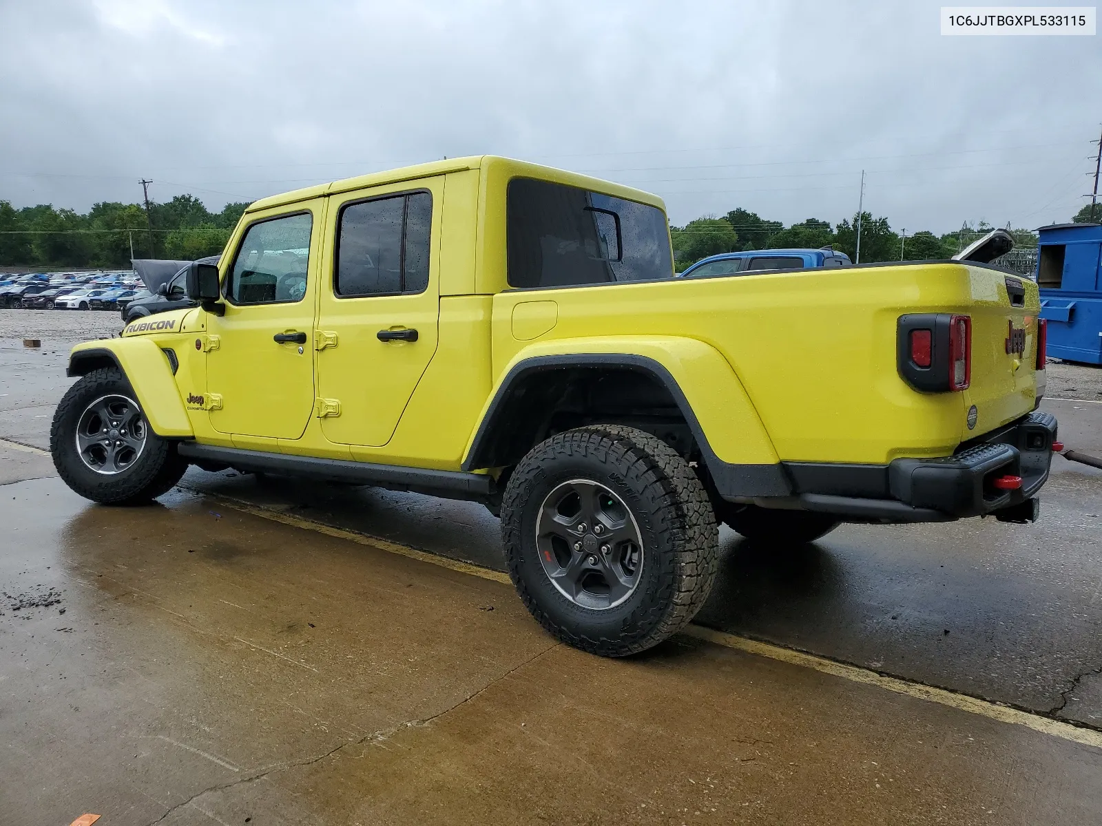 2023 Jeep Gladiator Rubicon VIN: 1C6JJTBGXPL533115 Lot: 64648664