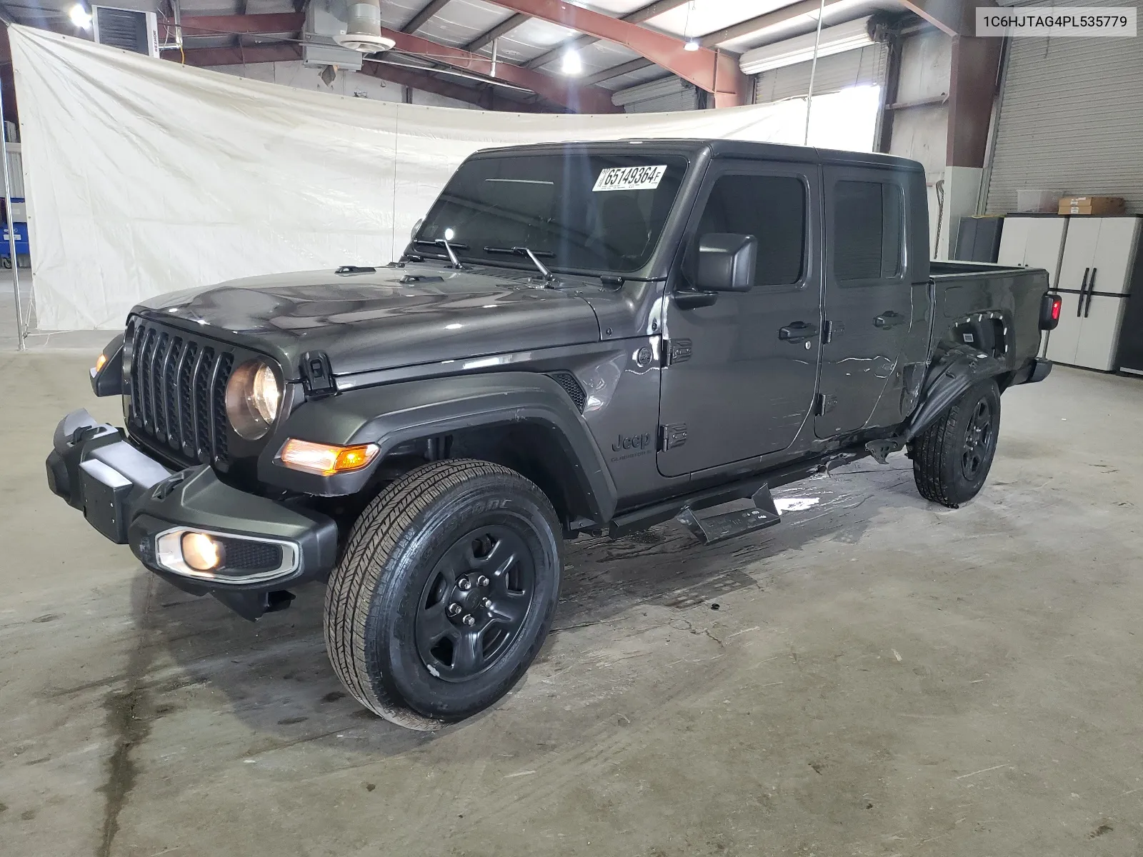 2023 Jeep Gladiator Sport VIN: 1C6HJTAG4PL535779 Lot: 65149364