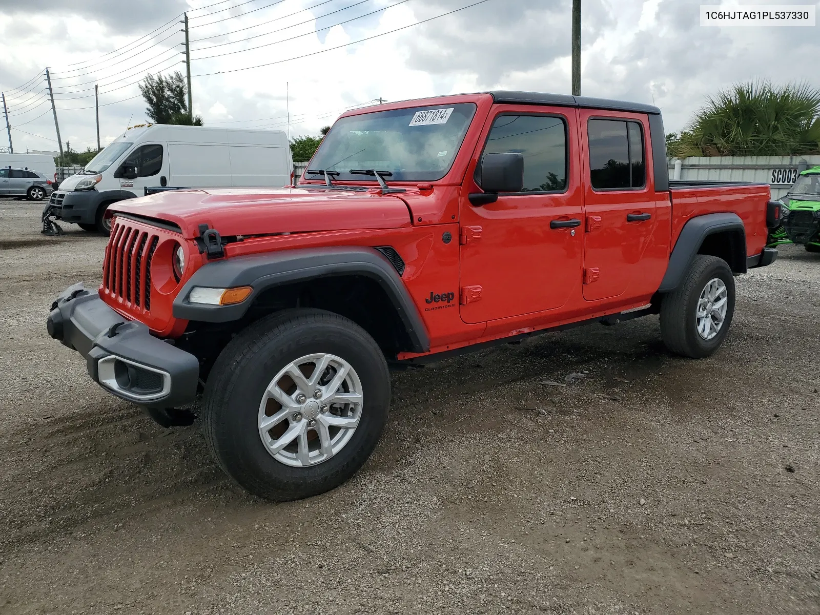 2023 Jeep Gladiator Sport VIN: 1C6HJTAG1PL537330 Lot: 66871814