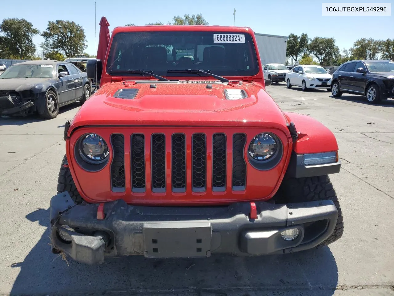 2023 Jeep Gladiator Rubicon VIN: 1C6JJTBGXPL549296 Lot: 68888824