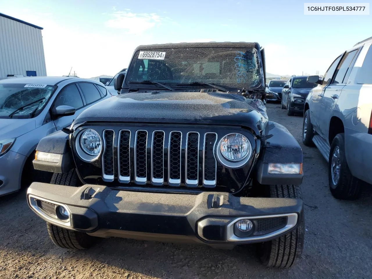 2023 Jeep Gladiator Overland VIN: 1C6HJTFG5PL534777 Lot: 69528754