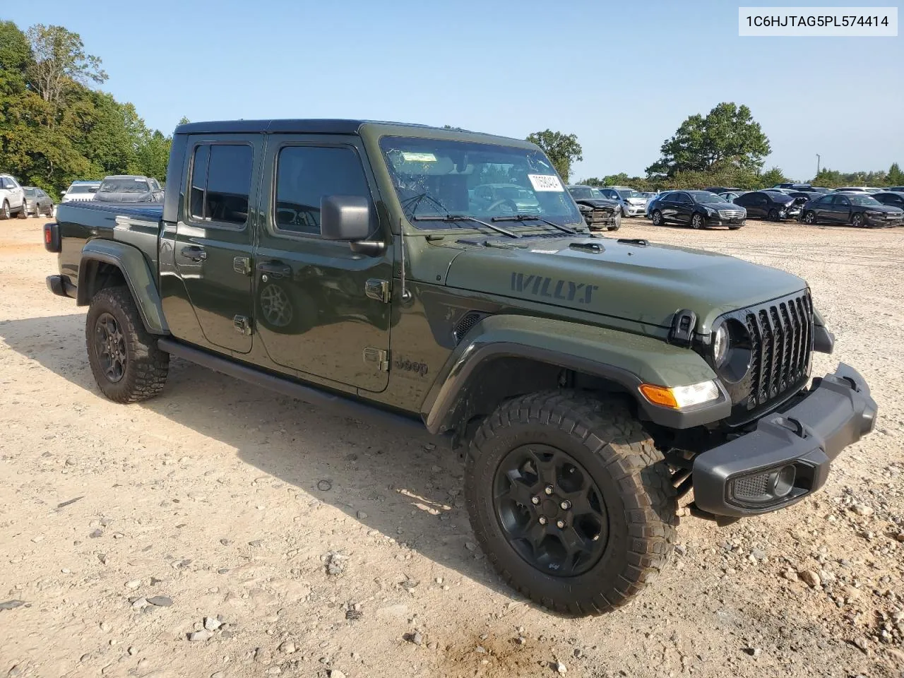 2023 Jeep Gladiator Sport VIN: 1C6HJTAG5PL574414 Lot: 70590424