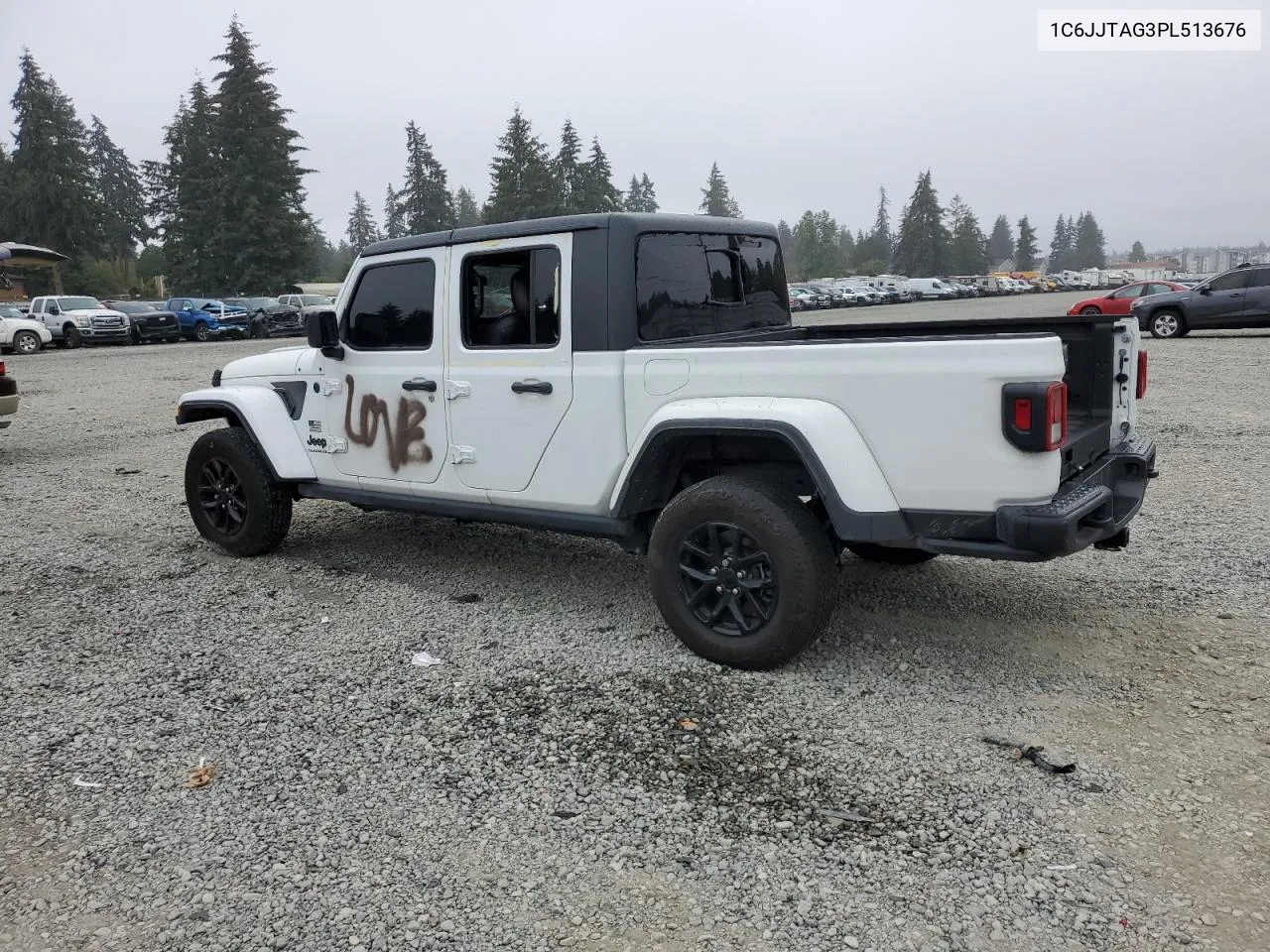 2023 Jeep Gladiator Sport VIN: 1C6JJTAG3PL513676 Lot: 70886434