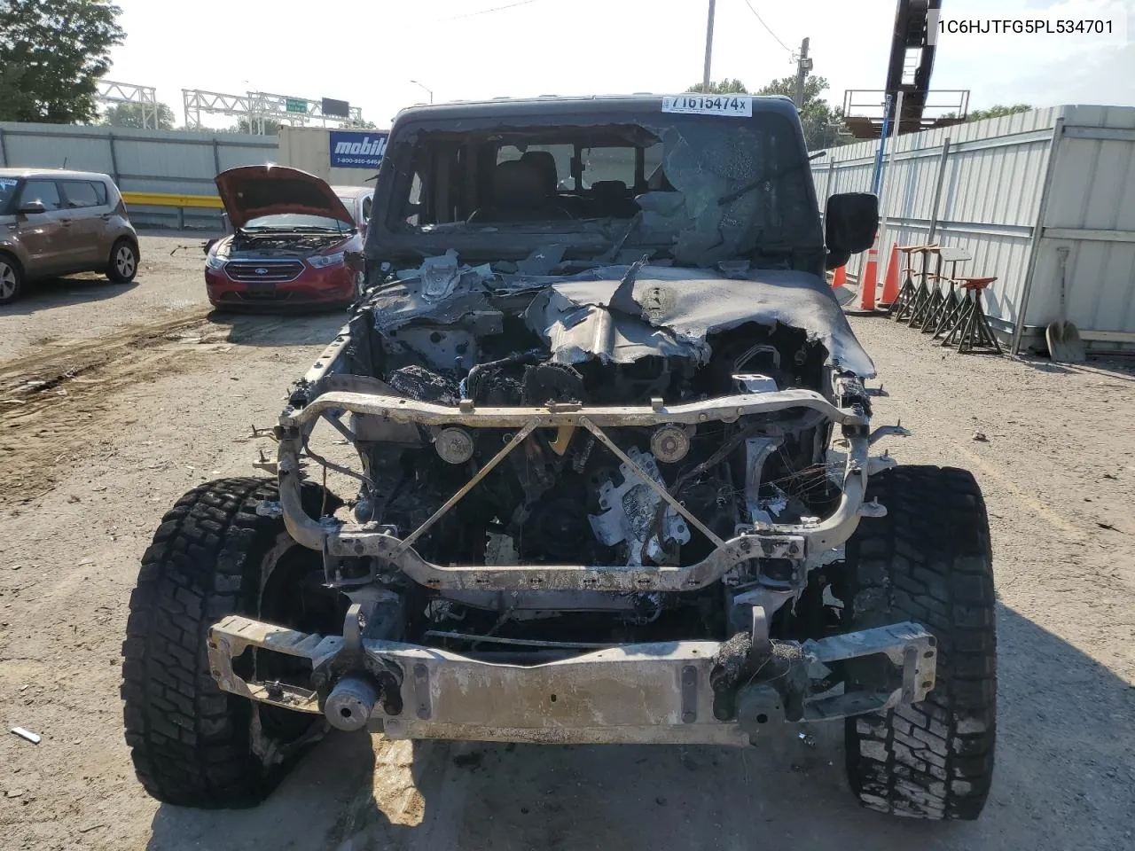 2023 Jeep Gladiator Overland VIN: 1C6HJTFG5PL534701 Lot: 71615474