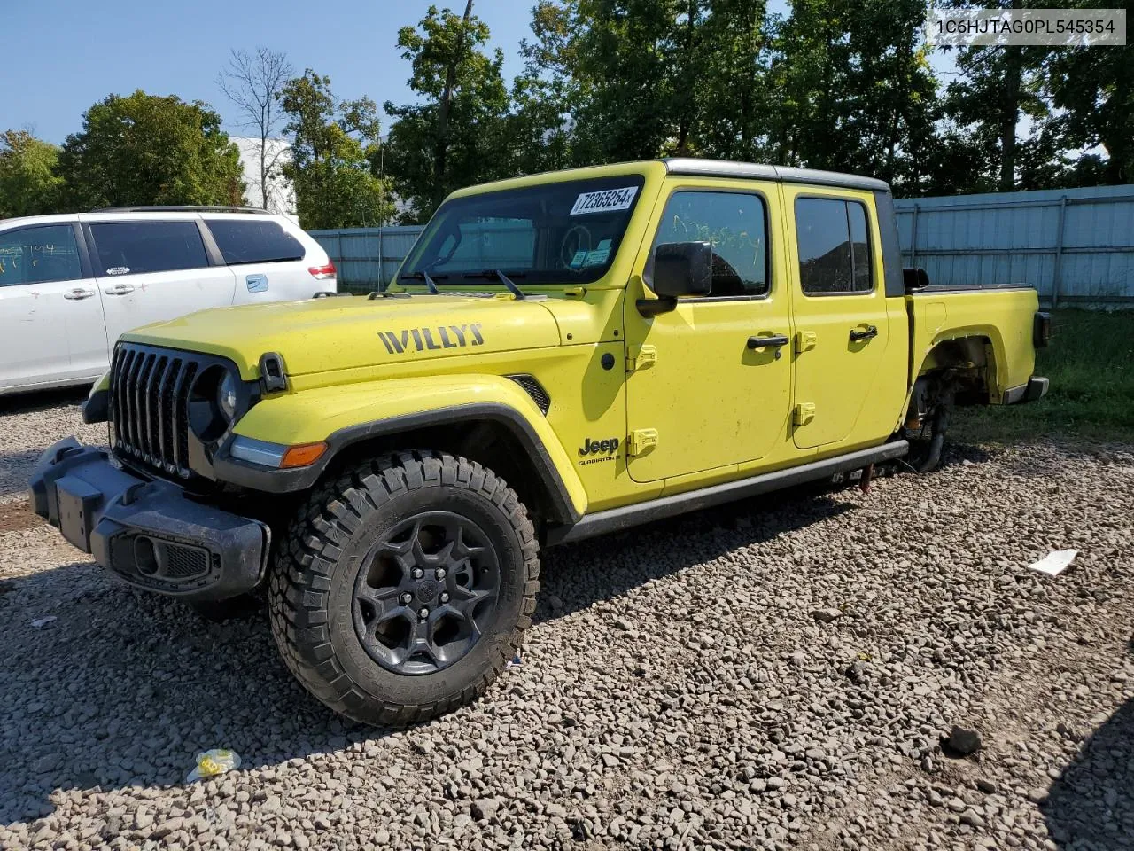 2023 Jeep Gladiator Sport VIN: 1C6HJTAG0PL545354 Lot: 72365254