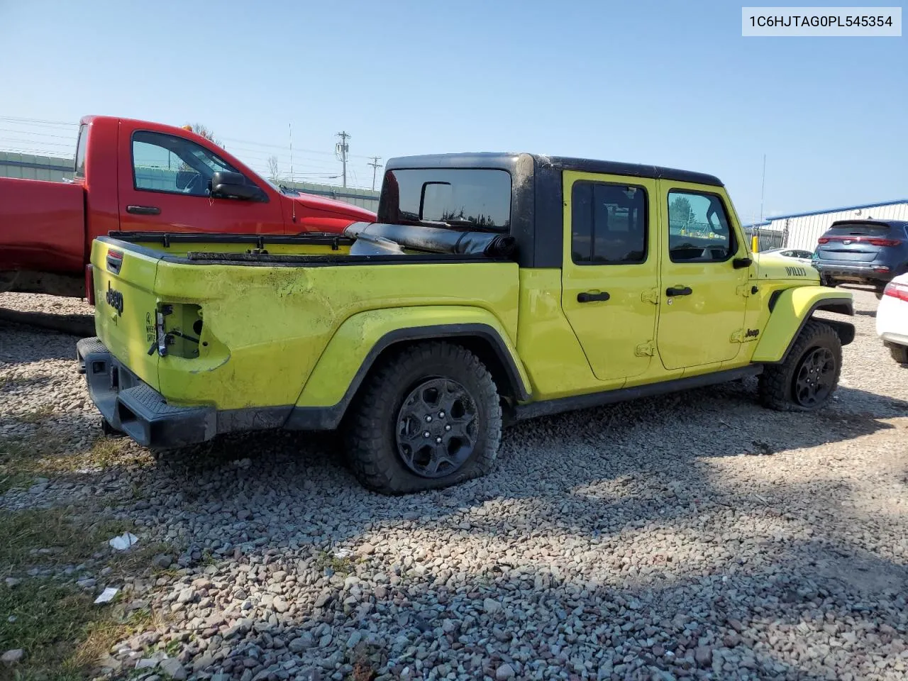 2023 Jeep Gladiator Sport VIN: 1C6HJTAG0PL545354 Lot: 72365254