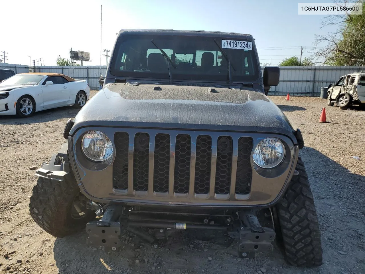 2023 Jeep Gladiator Sport VIN: 1C6HJTAG7PL586600 Lot: 74191234