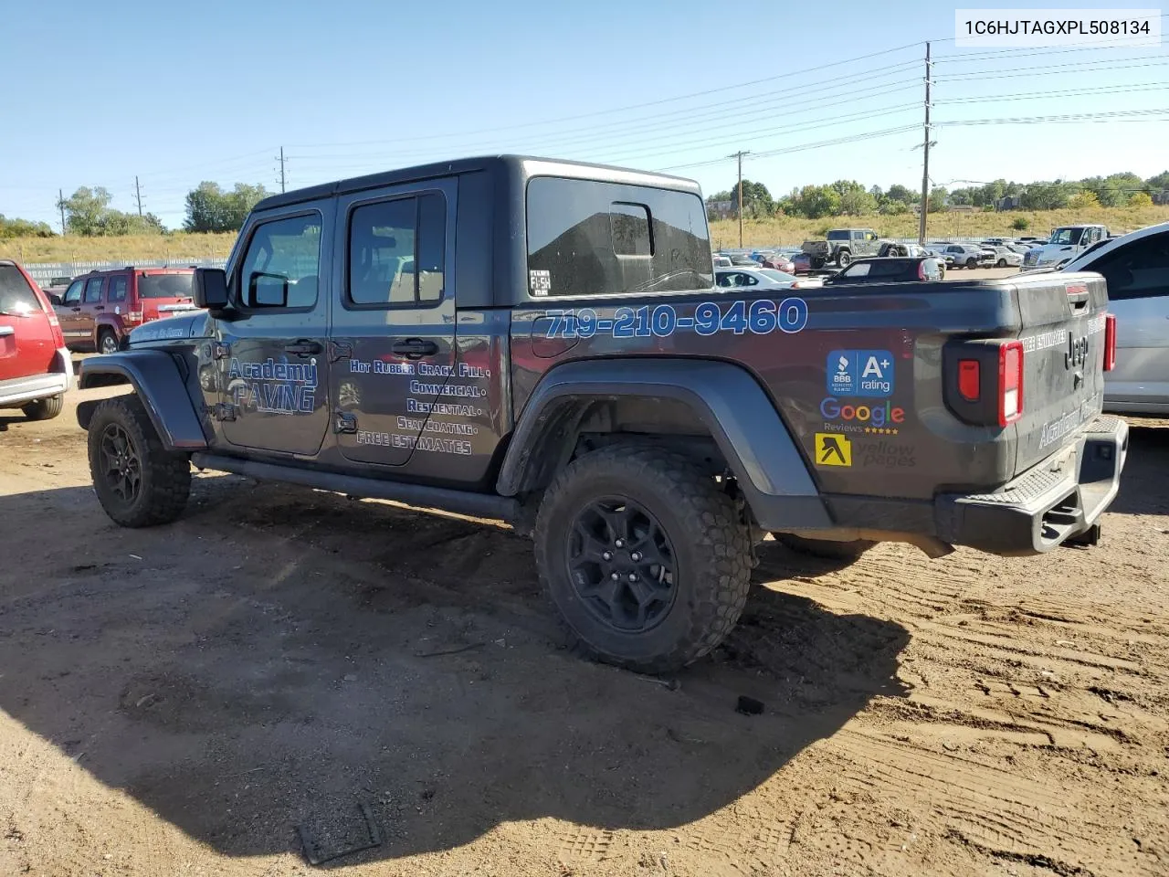 2023 Jeep Gladiator Sport VIN: 1C6HJTAGXPL508134 Lot: 74351274