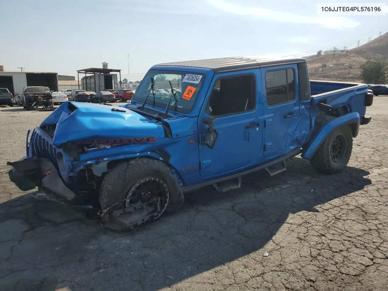 2023 Jeep Gladiator Mojave VIN: 1C6JJTEG4PL576196 Lot: 74936354