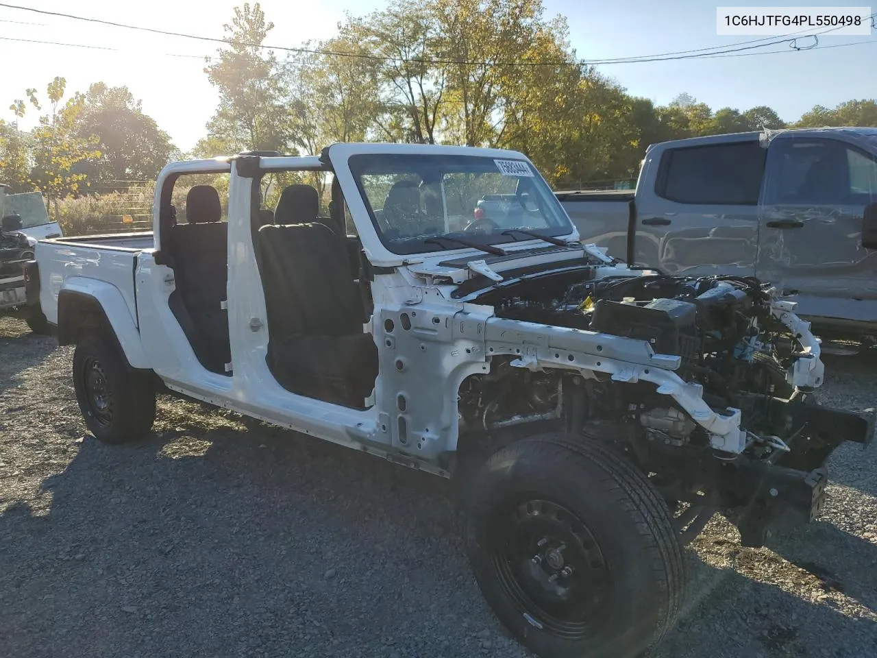 2023 Jeep Gladiator Overland VIN: 1C6HJTFG4PL550498 Lot: 75683444