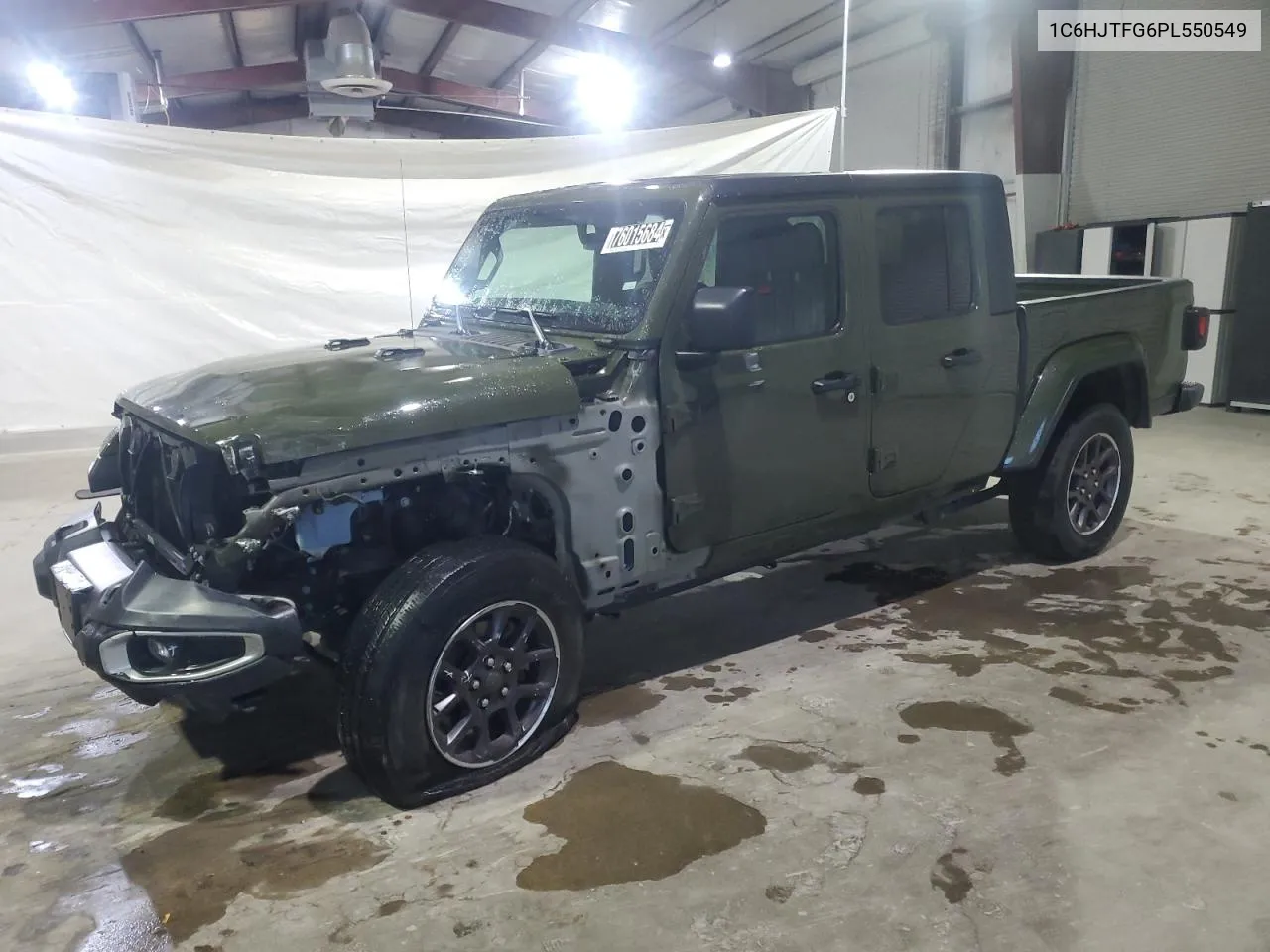 2023 Jeep Gladiator Overland VIN: 1C6HJTFG6PL550549 Lot: 76015684