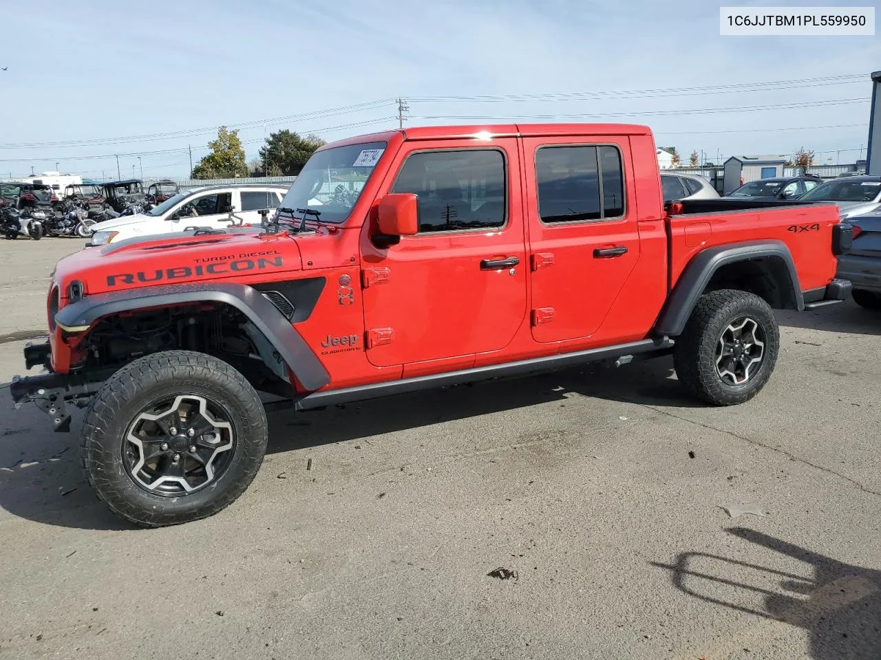 2023 Jeep Gladiator Rubicon VIN: 1C6JJTBM1PL559950 Lot: 77557794