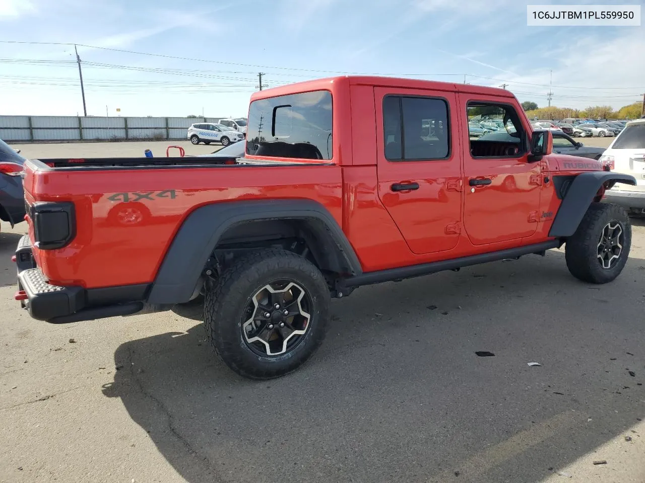 2023 Jeep Gladiator Rubicon VIN: 1C6JJTBM1PL559950 Lot: 77557794