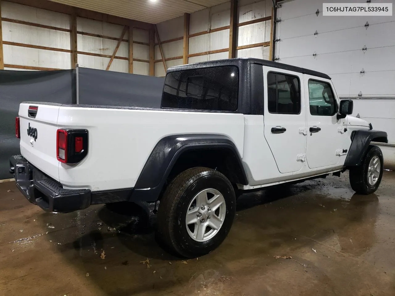 2023 Jeep Gladiator Sport VIN: 1C6HJTAG7PL533945 Lot: 80113514