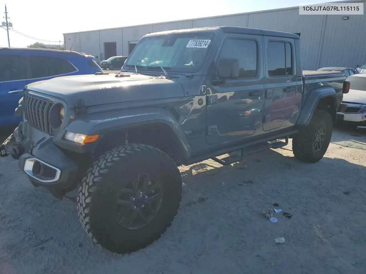 2024 Jeep Gladiator Sport VIN: 1C6JJTAG7RL115115 Lot: 77639214