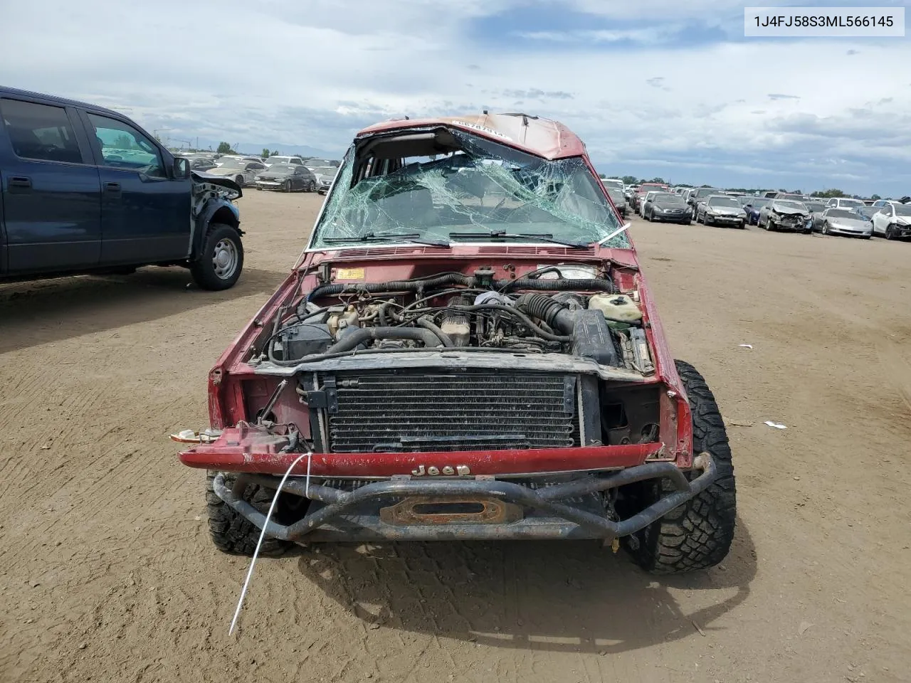 1991 Jeep Cherokee Laredo VIN: 1J4FJ58S3ML566145 Lot: 66787914