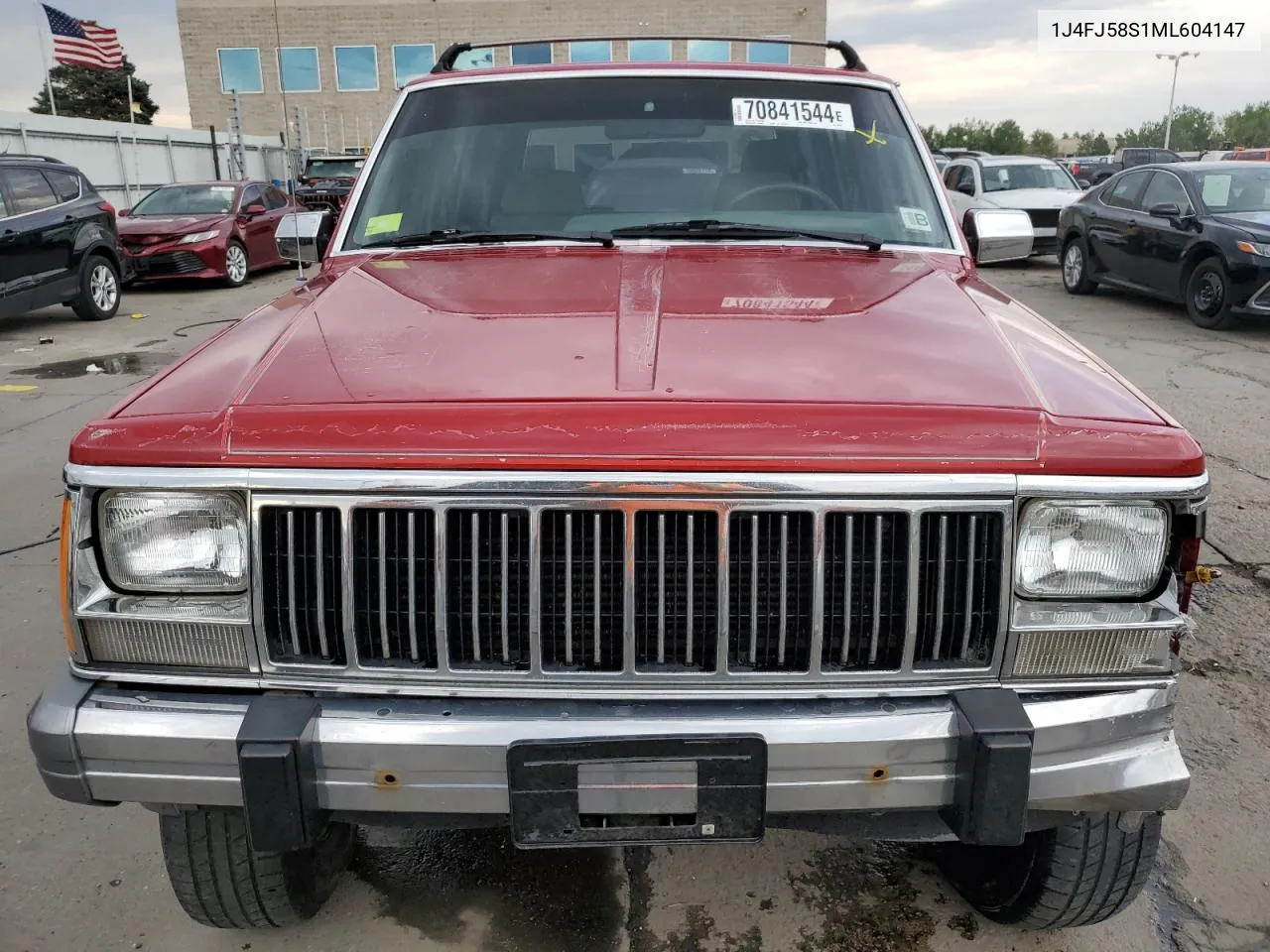 1991 Jeep Cherokee Laredo VIN: 1J4FJ58S1ML604147 Lot: 70841544