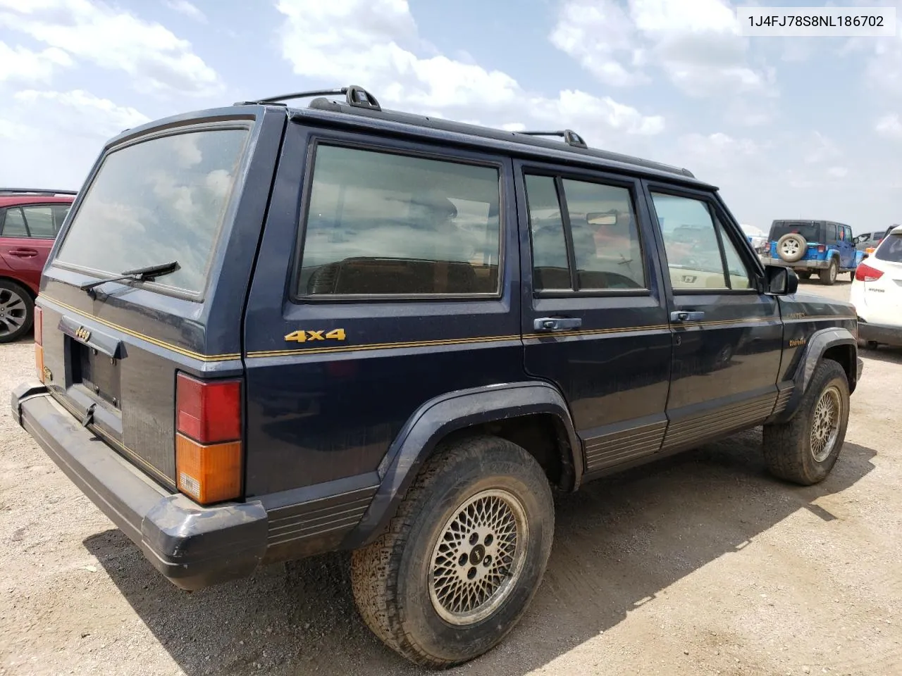 1J4FJ78S8NL186702 1992 Jeep Cherokee Limited