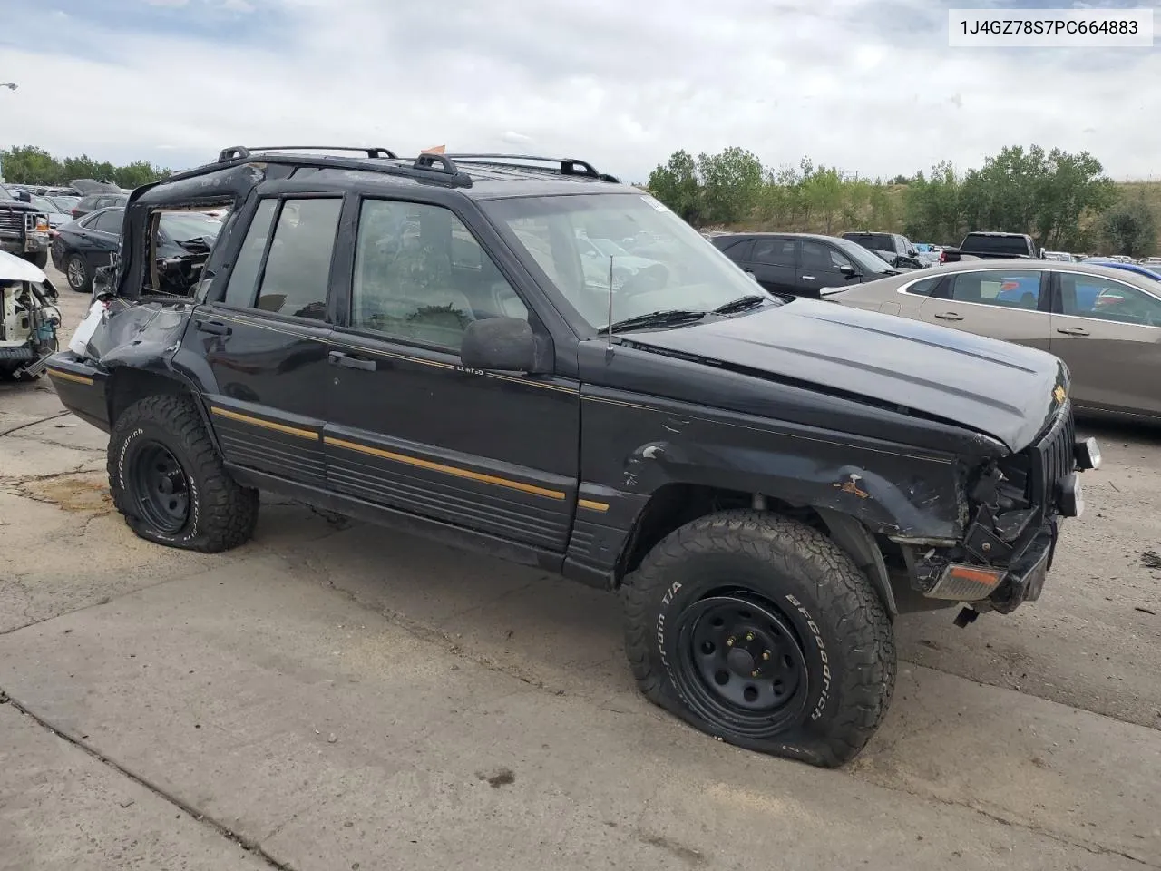 1993 Jeep Grand Cherokee Limited VIN: 1J4GZ78S7PC664883 Lot: 68745304