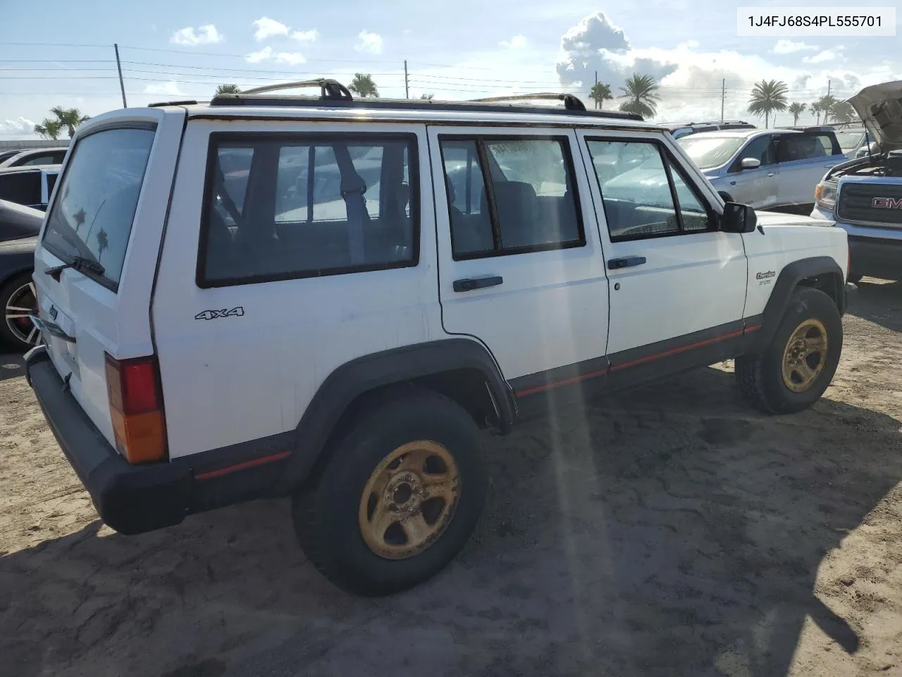 1993 Jeep Cherokee Sport VIN: 1J4FJ68S4PL555701 Lot: 76020714