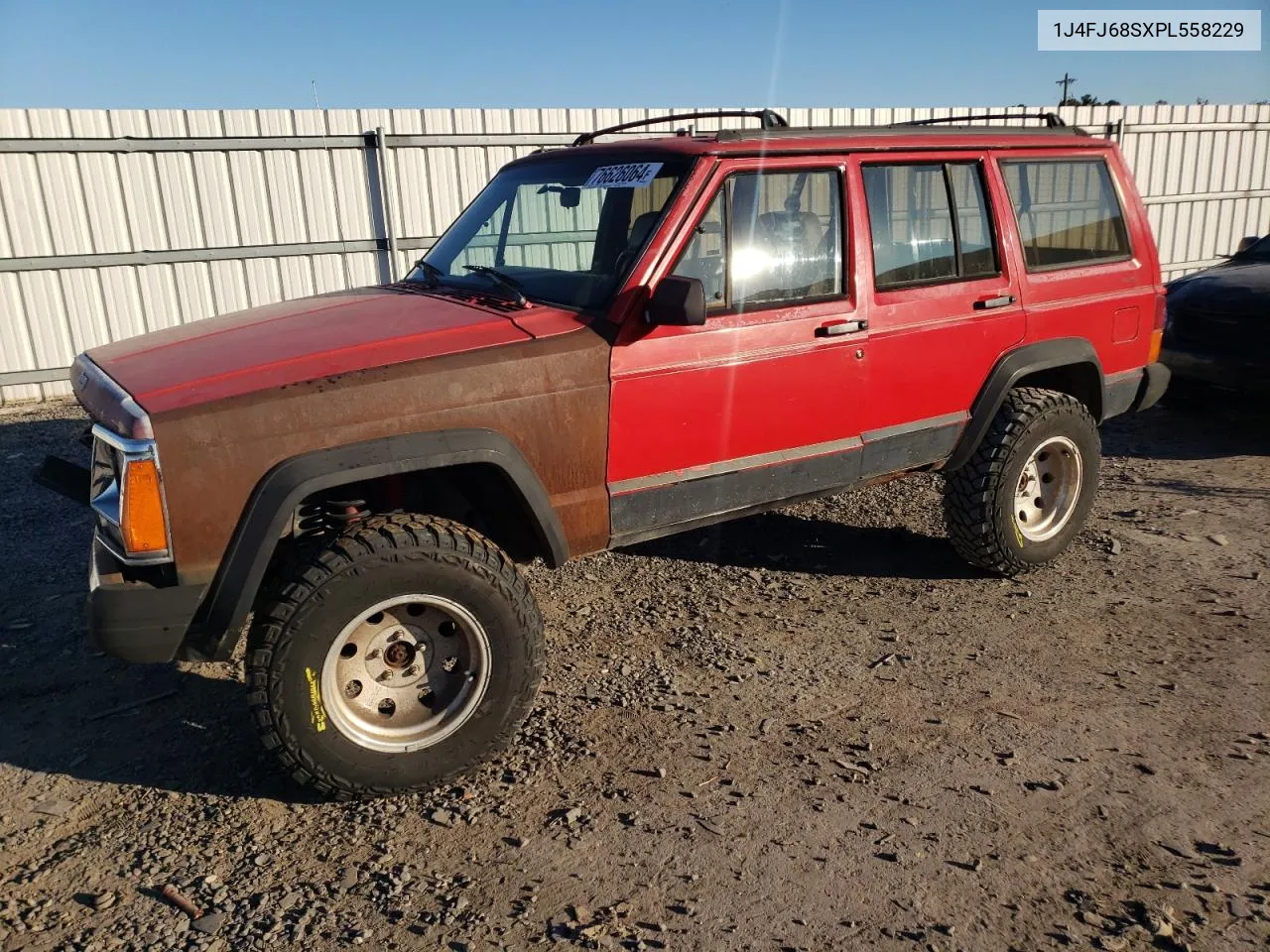 1J4FJ68SXPL558229 1993 Jeep Cherokee Sport