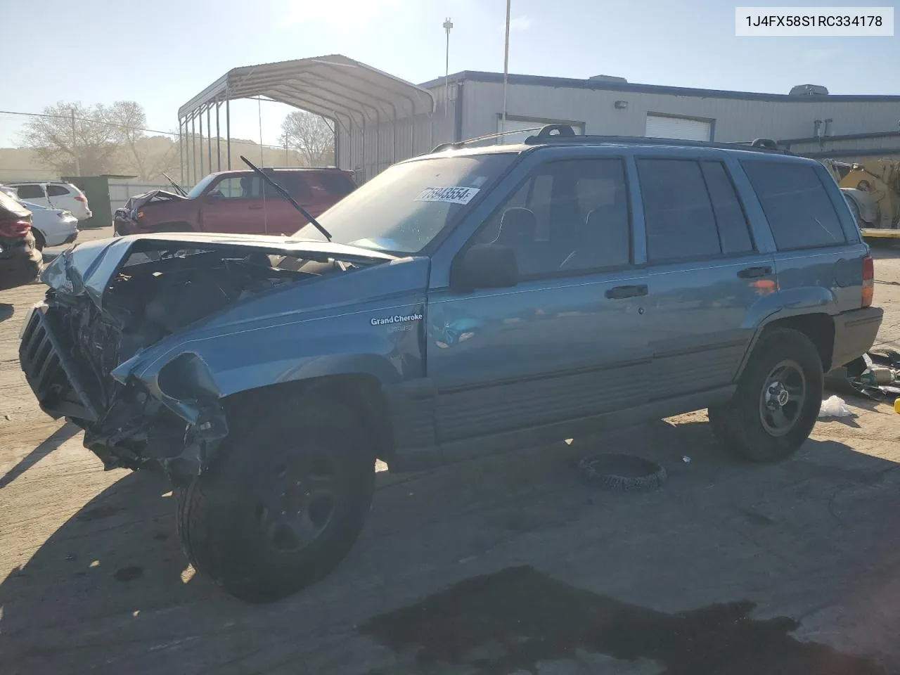 1994 Jeep Grand Cherokee Laredo VIN: 1J4FX58S1RC334178 Lot: 75943554