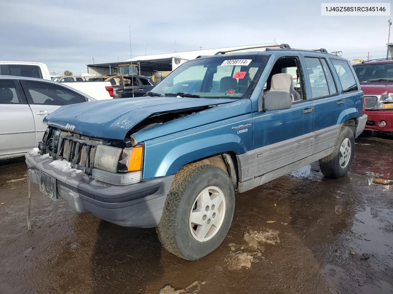 1994 Jeep Grand Cherokee Laredo VIN: 1J4GZ58S1RC345146 Lot: 78299114