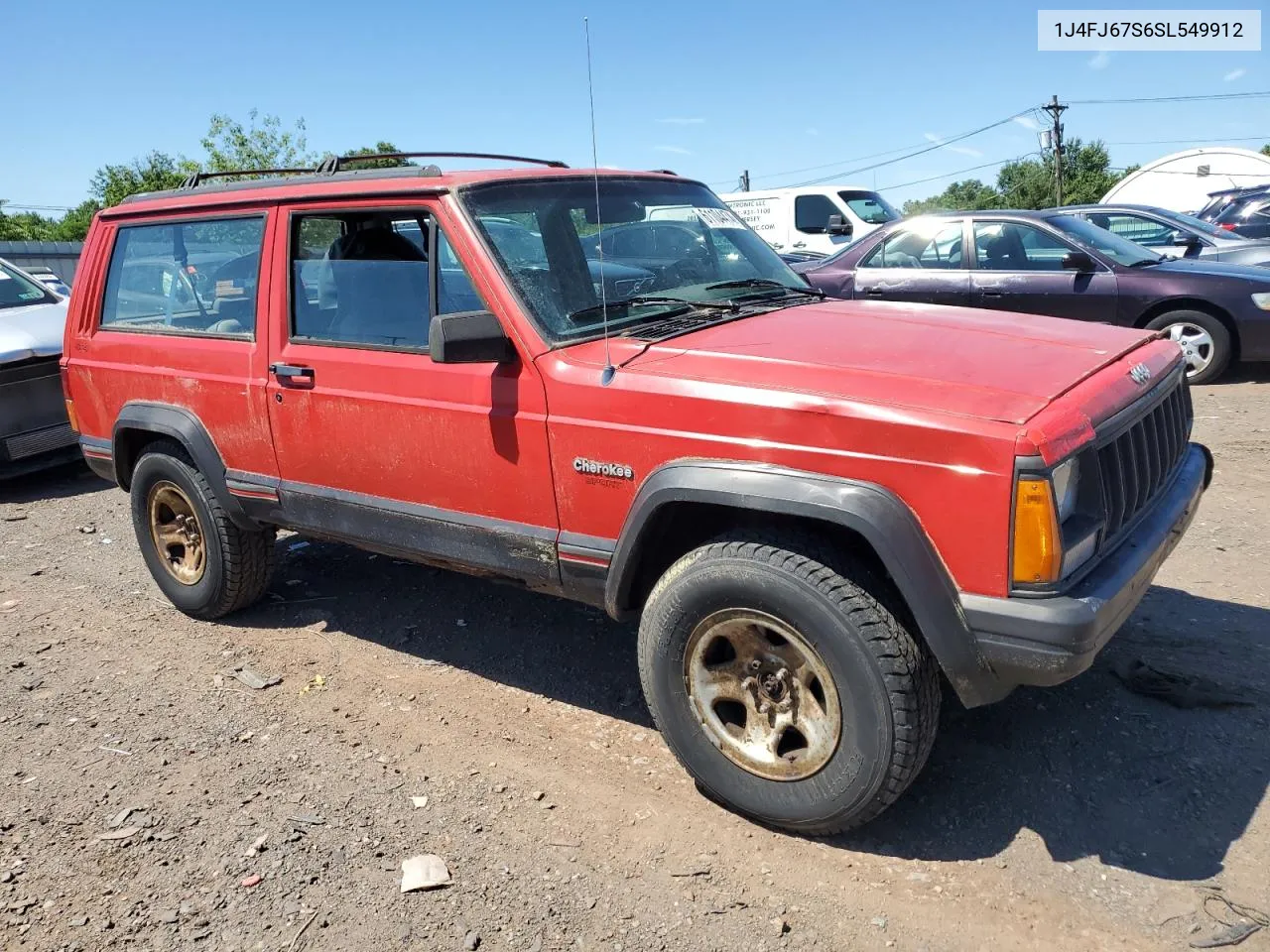 1995 Jeep Cherokee Sport VIN: 1J4FJ67S6SL549912 Lot: 61104474