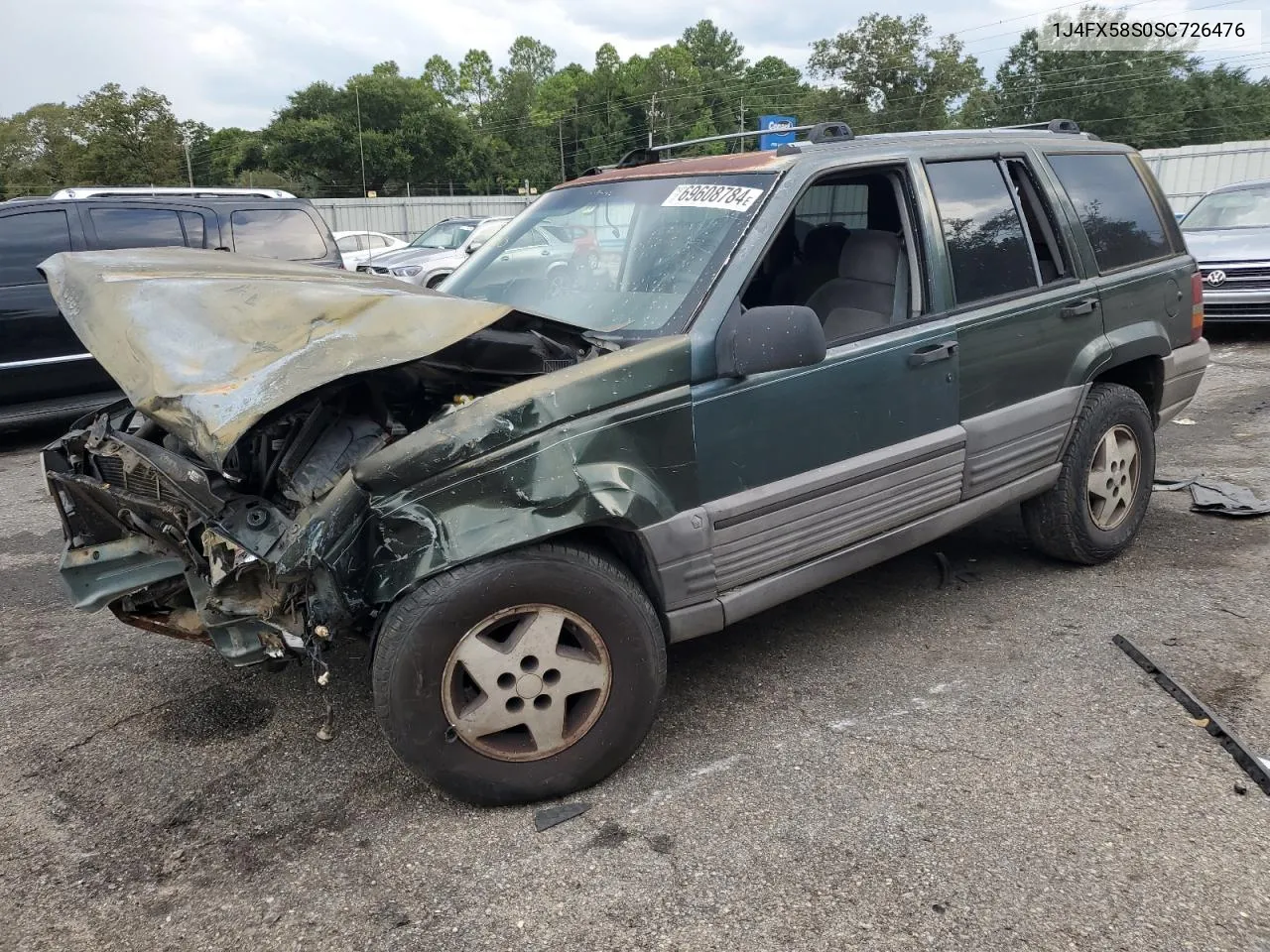 1995 Jeep Grand Cherokee Laredo VIN: 1J4FX58S0SC726476 Lot: 69608784