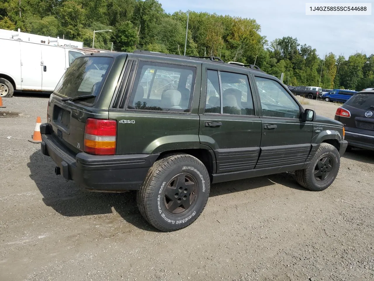 1995 Jeep Grand Cherokee Laredo VIN: 1J4GZ58S5SC544688 Lot: 70447984