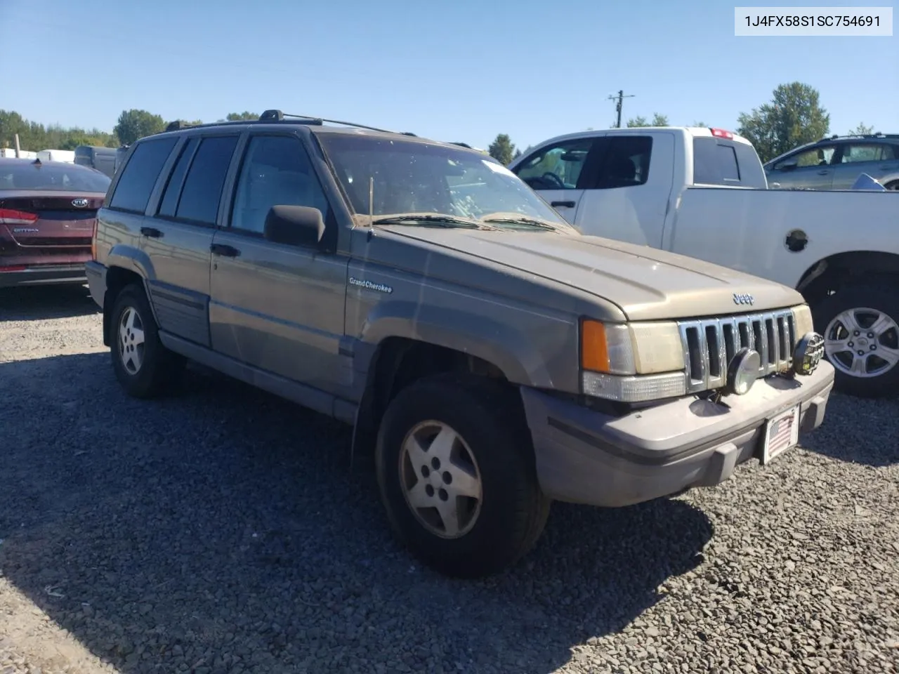 1995 Jeep Grand Cherokee Laredo VIN: 1J4FX58S1SC754691 Lot: 72858214