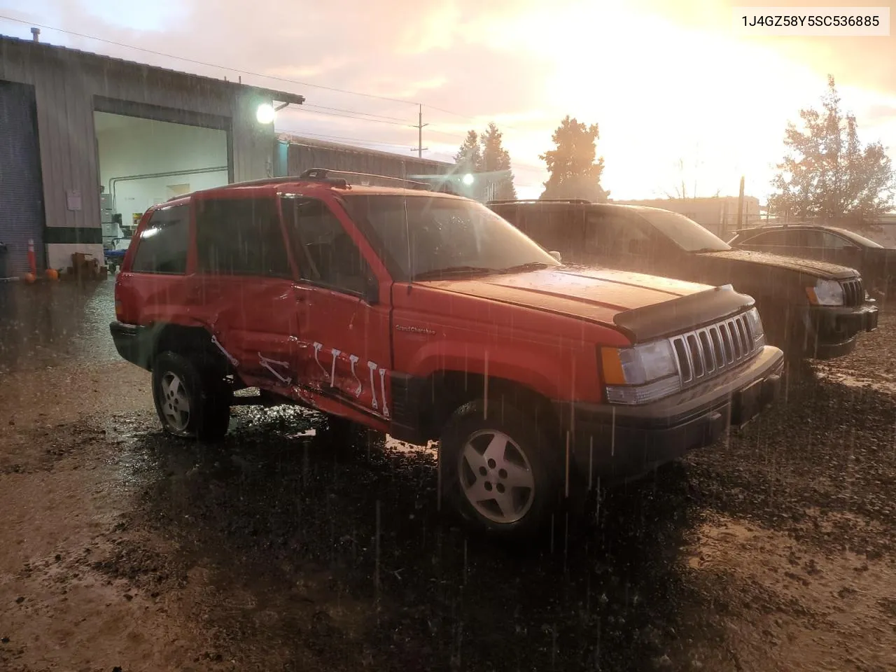 1J4GZ58Y5SC536885 1995 Jeep Grand Cherokee Laredo