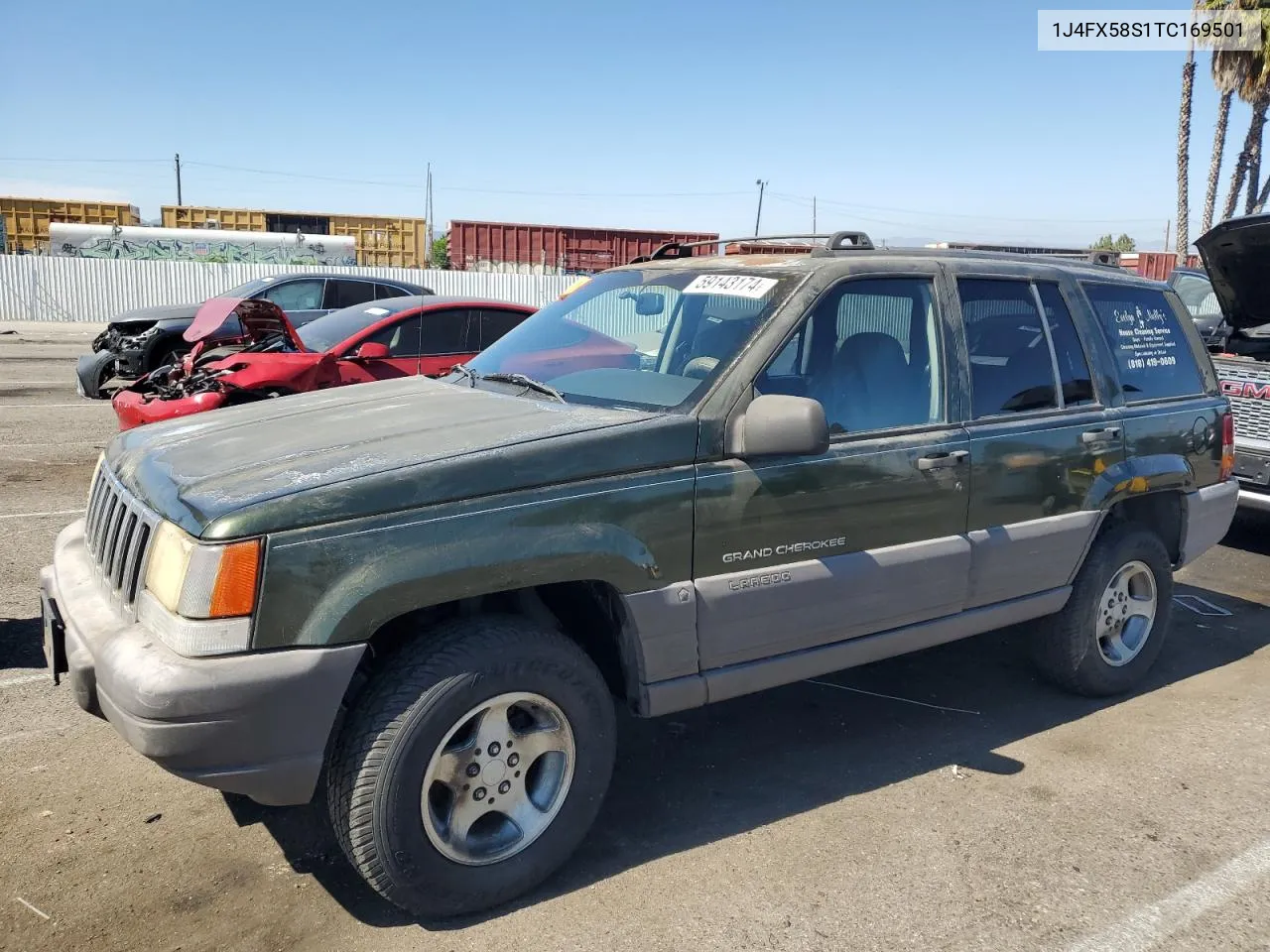 1996 Jeep Grand Cherokee Laredo VIN: 1J4FX58S1TC169501 Lot: 59143174