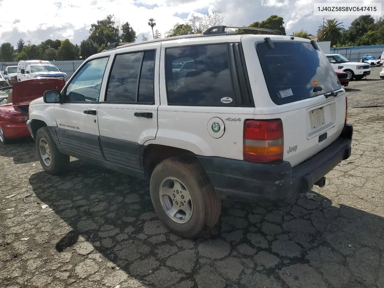 1997 Jeep Grand Cherokee Laredo VIN: 1J4GZ58S8VC647415 Lot: 49258934