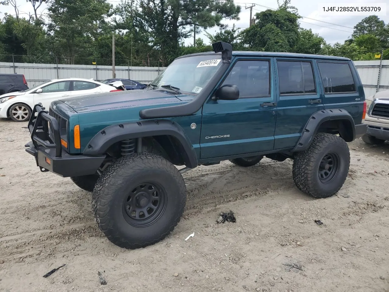 1997 Jeep Cherokee Se VIN: 1J4FJ28S2VL553709 Lot: 63340974