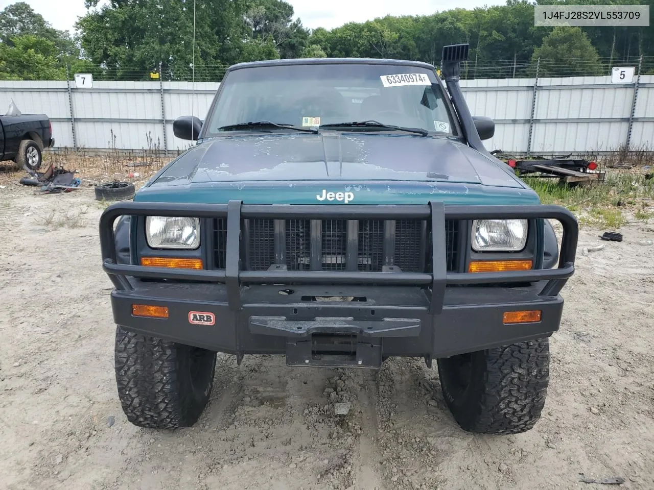 1997 Jeep Cherokee Se VIN: 1J4FJ28S2VL553709 Lot: 63340974