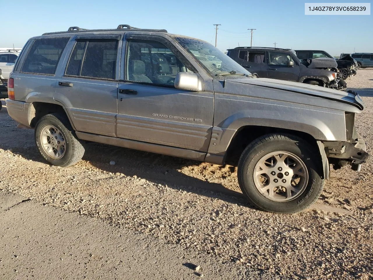 1997 Jeep Grand Cherokee Limited VIN: 1J4GZ78Y3VC658239 Lot: 68093734