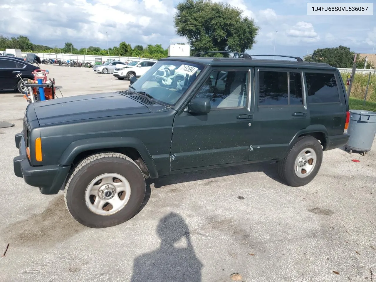 1997 Jeep Cherokee Sport VIN: 1J4FJ68S0VL536057 Lot: 71832694