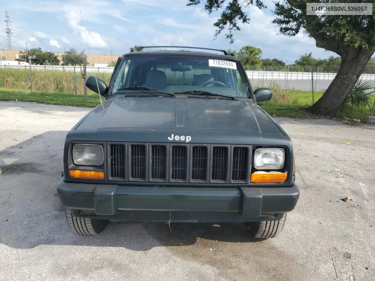 1997 Jeep Cherokee Sport VIN: 1J4FJ68S0VL536057 Lot: 71832694