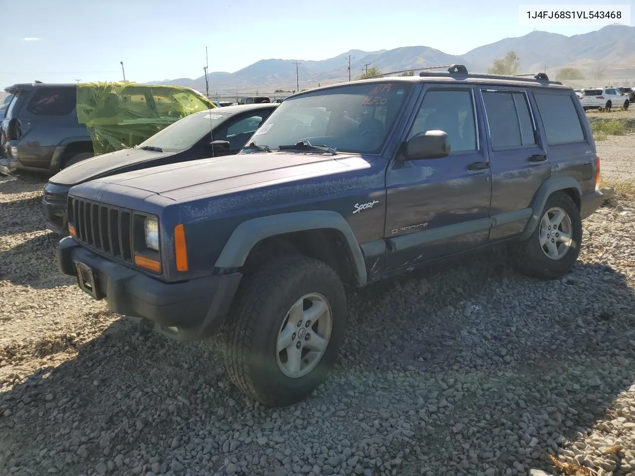 1997 Jeep Cherokee Sport VIN: 1J4FJ68S1VL543468 Lot: 72753854