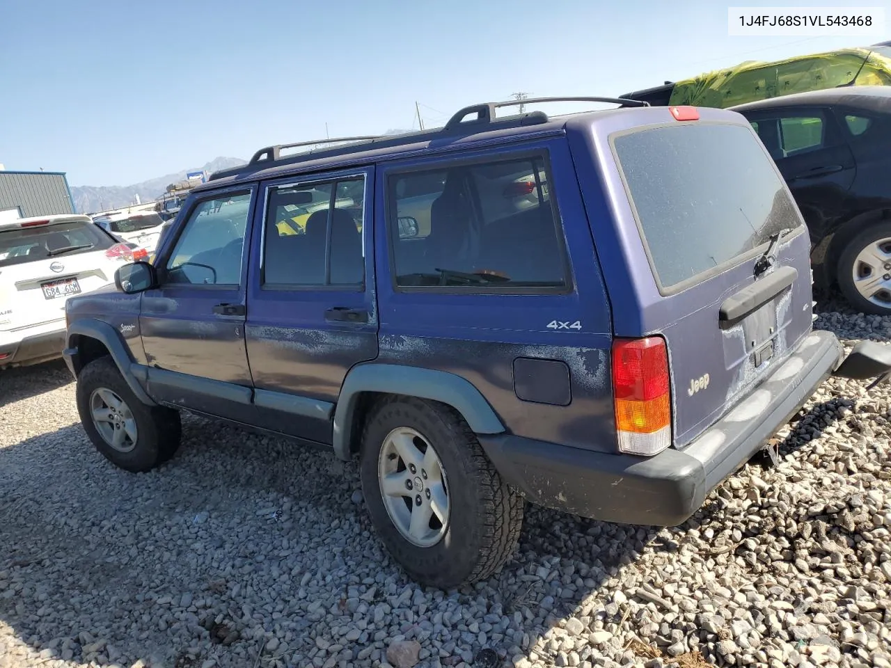 1997 Jeep Cherokee Sport VIN: 1J4FJ68S1VL543468 Lot: 72753854