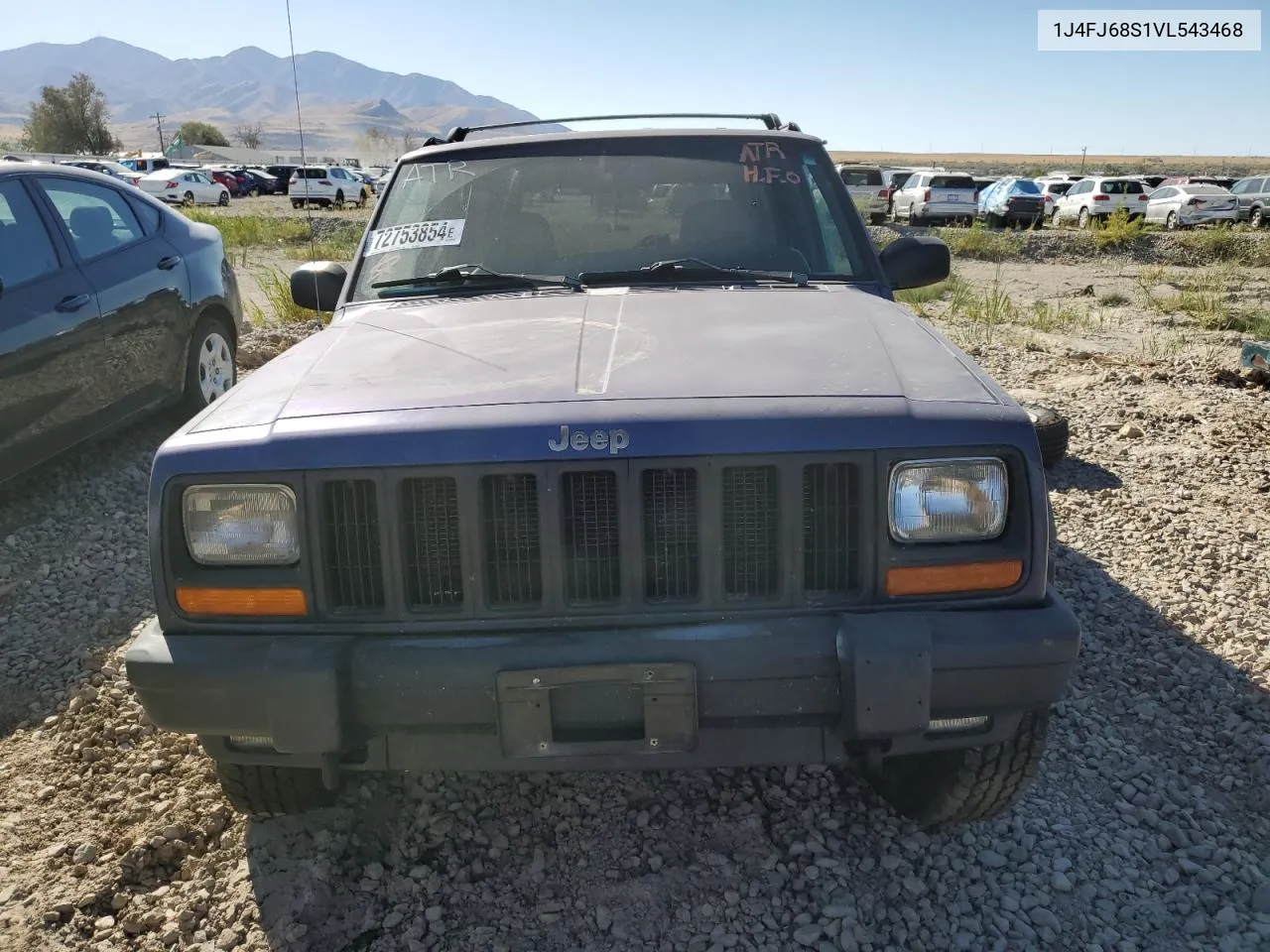 1997 Jeep Cherokee Sport VIN: 1J4FJ68S1VL543468 Lot: 72753854