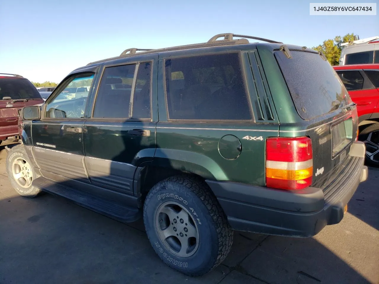 1997 Jeep Grand Cherokee Laredo VIN: 1J4GZ58Y6VC647434 Lot: 73496824