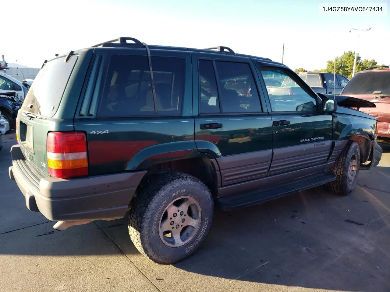 1997 Jeep Grand Cherokee Laredo VIN: 1J4GZ58Y6VC647434 Lot: 73496824