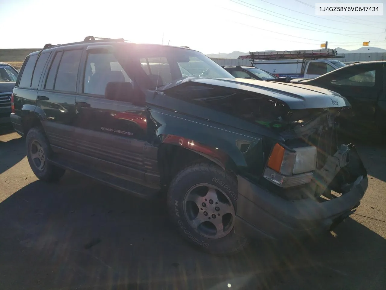 1997 Jeep Grand Cherokee Laredo VIN: 1J4GZ58Y6VC647434 Lot: 73496824